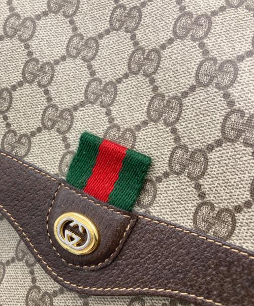 GUCCI（グッチ）GUCCI (グッチ) GGスプリームショルダーバッグ ブラウンの古着・服飾アイテム