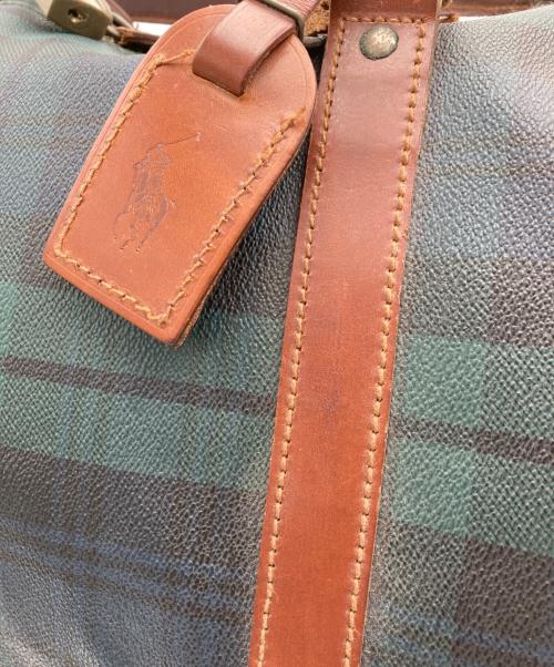 POLO RALPH LAUREN（ポロ・ラルフローレン）POLO RALPH LAUREN (ポロ・ラルフローレン) ボストンバッグ グリーンの古着・服飾アイテム