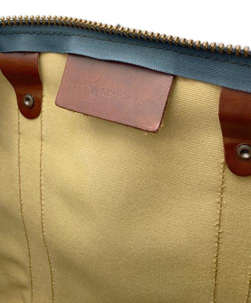 POLO RALPH LAUREN（ポロ・ラルフローレン）POLO RALPH LAUREN (ポロ・ラルフローレン) ボストンバッグ グリーンの古着・服飾アイテム