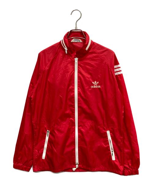 adidas（アディダス）adidas (アディダス) ナイロンジャケット レッド サイズ:Mの古着・服飾アイテム