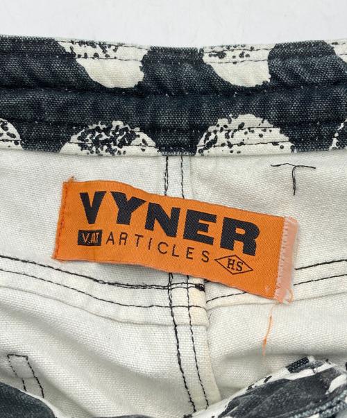 VYNER ARTICLES（ヴァイナー アーティクルズ）VYNER ARTICLES (ヴァイナー アーティクルズ) スカルデザインパンツ ブラック サイズ:W32の古着・服飾アイテム