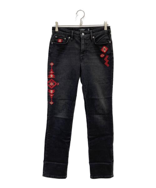 RALPH LAUREN（ラルフローレン）RALPH LAUREN (ラルフローレン) デニムパンツ ブラック サイズ:4の古着・服飾アイテム
