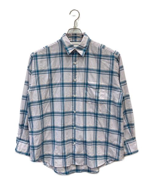 MARKWARE（マーカウェア）MARKWARE (マーカウェア) NEW COMFORT FIT SHIRT パープル サイズ:1の古着・服飾アイテム