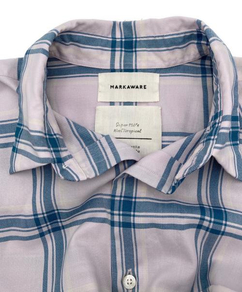 MARKWARE（マーカウェア）MARKWARE (マーカウェア) NEW COMFORT FIT SHIRT パープル サイズ:1の古着・服飾アイテム