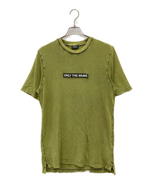 DIESEL（ディーゼル）DIESEL (ディーゼル) ONLY THE BRAVE T-SHIRT グリーン サイズ:Sの古着・服飾アイテム