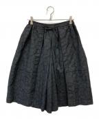 DRAWERドゥロワー）の古着「ジャガード ワイドパンツ」｜ブラック