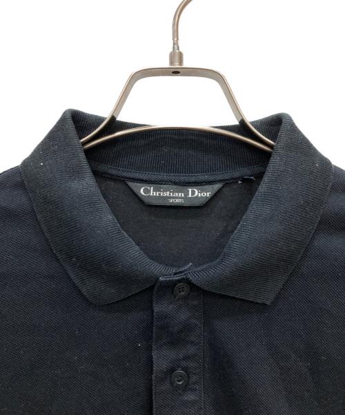 Christian Dior Sports（クリスチャン ディオールスポーツ）Christian Dior Sports (クリスチャン ディオールスポーツ) ポロシャツ ブラック サイズ:LLの古着・服飾アイテム