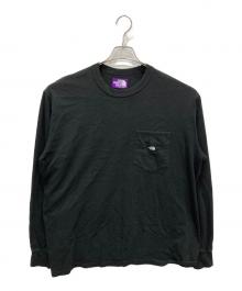 THE NORTH FACE（ザ ノース フェイス）の古着「7oz Long Sleeve Pocket Tee」｜ブラック