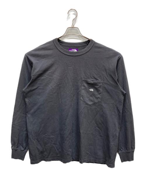 THE NORTH FACE（ザ ノース フェイス）THE NORTH FACE (ザ ノース フェイス) 7oz Long Sleeve Pocket Tee グレー サイズ:Lの古着・服飾アイテム