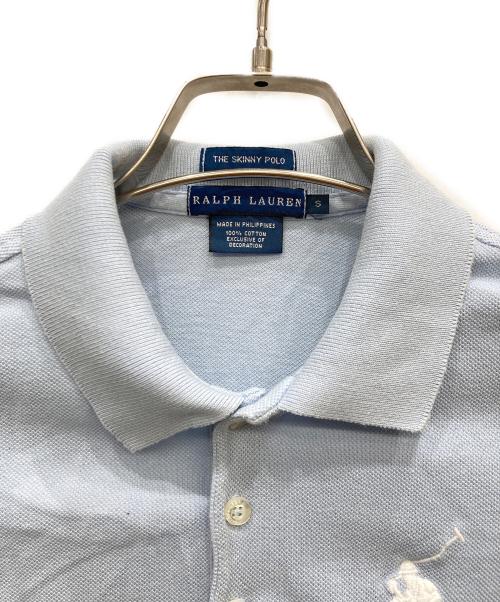 RALPH LAUREN（ラルフローレン）RALPH LAUREN (ラルフローレン) ビッグポニー刺繍ポロシャツ ブルー サイズ:Sの古着・服飾アイテム