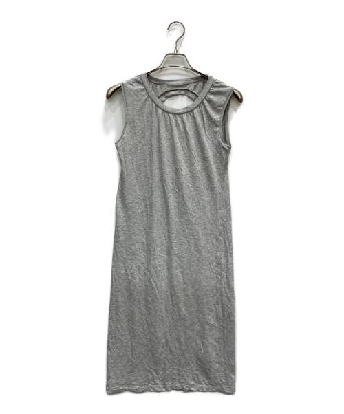MM6 Maison Margiela（エムエムシックスメゾンマルジェラ）MM6 Maison Margiela (エムエムシックスメゾンマルジェラ) ノースリーブワンピース グレー サイズ:Sの古着・服飾アイテム