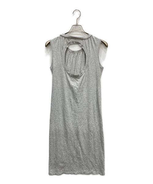 MM6 Maison Margiela（エムエムシックスメゾンマルジェラ）MM6 Maison Margiela (エムエムシックスメゾンマルジェラ) ノースリーブワンピース グレー サイズ:Sの古着・服飾アイテム