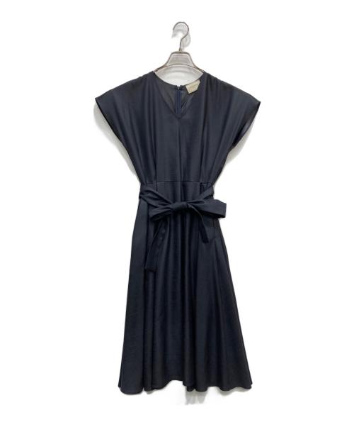 UNITED ARROWS TOKYO（ユナイテッドアローズトウキョウ）UNITED ARROWS TOKYO (ユナイテッドアローズトウキョウ) 半袖ワンピース ネイビー サイズ:Ⅿの古着・服飾アイテム