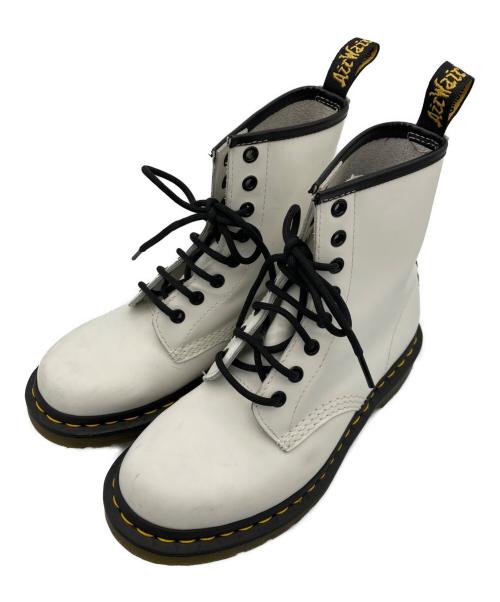 Dr.Martens（ドクターマーチン）Dr.Martens (ドクターマーチン) 8ホールブーツ ホワイト サイズ:23cmの古着・服飾アイテム