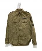 Hysteric Glamourヒステリックグラマー）の古着「シャツ」｜カーキ