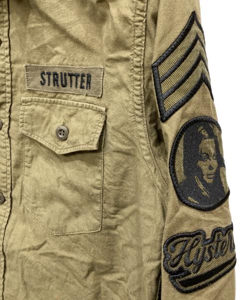 Hysteric Glamour（ヒステリックグラマー）Hysteric Glamour (ヒステリックグラマー) シャツ カーキ サイズ:Ⅿの古着・服飾アイテム
