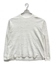 Stripes For Creative（ストライプ フォー クリエイティブ）の古着「ボーダースウェット」｜ホワイト