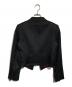 DOLCE & GABBANA (ドルチェ＆ガッバーナ) 裏地レオパード テーラードジャケット ブラック サイズ:40：18000円