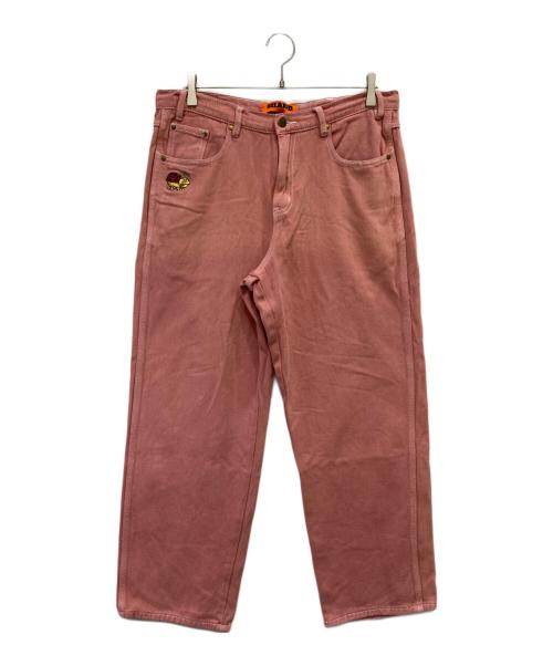 BUTTER GOODS（バターグッズ）Butter goods (バターグッズ) バギーデニムパンツ ピンク サイズ:W32の古着・服飾アイテム