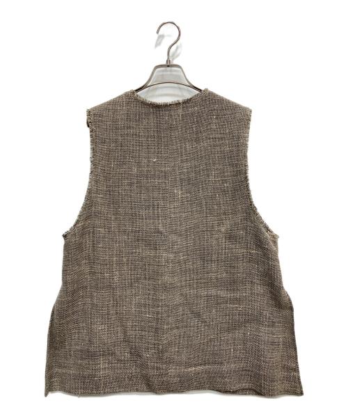 Spick and Span（スピック＆スパン）Spick and Span (スピック＆スパン) リネンツイードベスト ベージュ サイズ:表示なしの古着・服飾アイテム