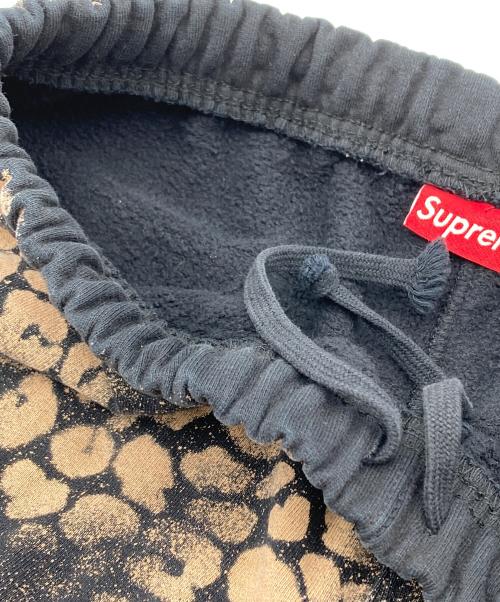 SUPREME（シュプリーム）Supreme (シュプリーム) Bleached Leopard Sweatpants ブラウン サイズ:Mの古着・服飾アイテム