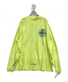 OFFWHITE（オフホワイト）の古着「モックネックカットソー」｜イエロー