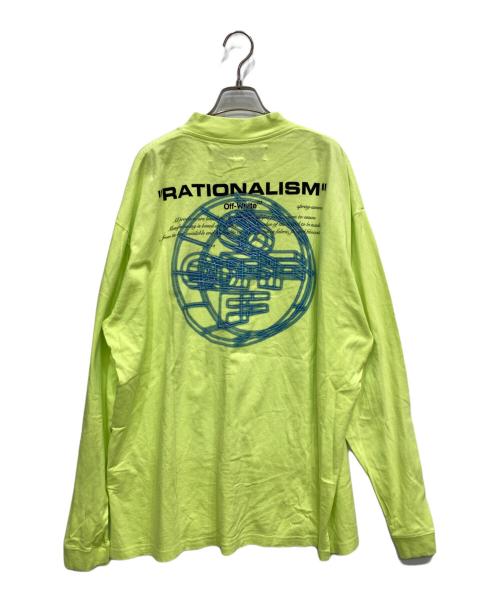 OFFWHITE（オフホワイト）OFFWHITE (オフホワイト) モックネックカットソー イエロー サイズ:Ⅿの古着・服飾アイテム