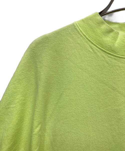 OFFWHITE（オフホワイト）OFFWHITE (オフホワイト) モックネックカットソー イエロー サイズ:Ⅿの古着・服飾アイテム