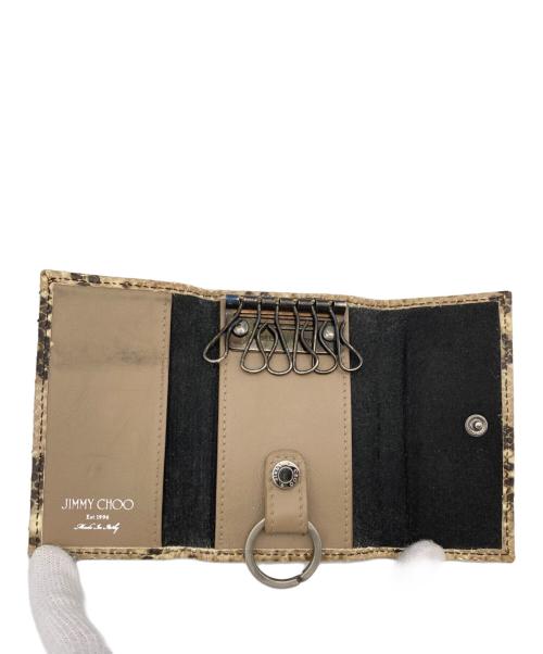 JIMMY CHOO（ジミーチュウ）JIMMY CHOO (ジミーチュウ) キーケース ブラウンの古着・服飾アイテム