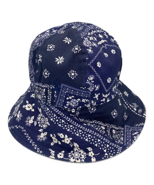 POLO RALPH LAUREN（ポロ・ラルフローレン）POLO RALPH LAUREN (ポロ・ラルフローレン) リバーシブルバケットハット ネイビーの古着・服飾アイテム