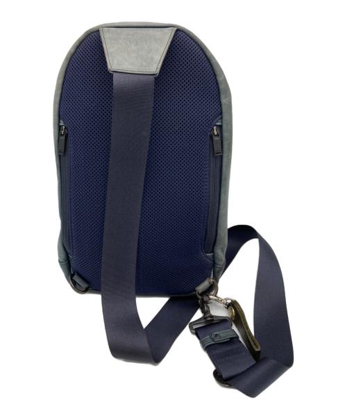 PORTER（ポーター）PORTER (ポーター) レザースリングショルダーバッグ ネイビーの古着・服飾アイテム