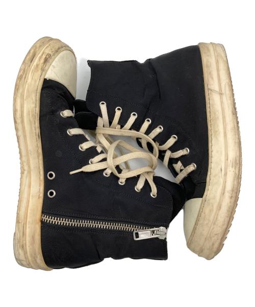 DRKSHDW（ダークシャドウ）DRKSHDW (ダークシャドウ) ハイカットスニーカー ブラック サイズ:26cmの古着・服飾アイテム