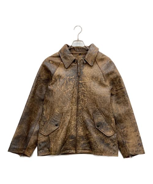 Yohji Yamamoto pour homme（ヨウジヤマモト プールオム）Yohji Yamamoto pour homme (ヨウジヤマモト プールオム) ゴートレザージャケット ブラウン サイズ:表示なしの古着・服飾アイテム