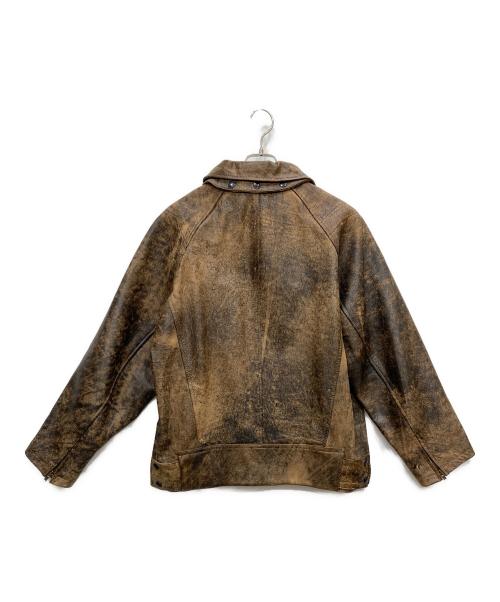 Yohji Yamamoto pour homme（ヨウジヤマモト プールオム）Yohji Yamamoto pour homme (ヨウジヤマモト プールオム) ゴートレザージャケット ブラウン サイズ:表示なしの古着・服飾アイテム