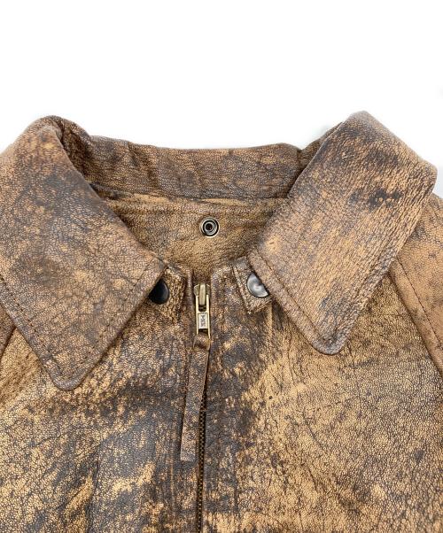 Yohji Yamamoto pour homme（ヨウジヤマモト プールオム）Yohji Yamamoto pour homme (ヨウジヤマモト プールオム) ゴートレザージャケット ブラウン サイズ:表示なしの古着・服飾アイテム