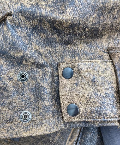 Yohji Yamamoto pour homme（ヨウジヤマモト プールオム）Yohji Yamamoto pour homme (ヨウジヤマモト プールオム) ゴートレザージャケット ブラウン サイズ:表示なしの古着・服飾アイテム