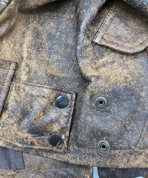 Yohji Yamamoto pour homme（ヨウジヤマモト プールオム）Yohji Yamamoto pour homme (ヨウジヤマモト プールオム) ゴートレザージャケット ブラウン サイズ:表示なしの古着・服飾アイテム