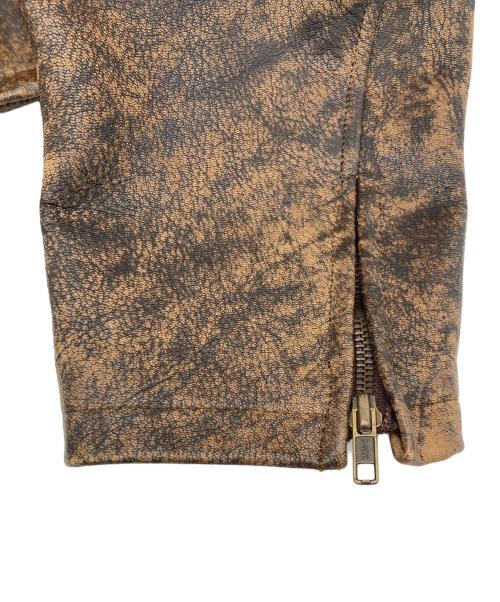 Yohji Yamamoto pour homme（ヨウジヤマモト プールオム）Yohji Yamamoto pour homme (ヨウジヤマモト プールオム) ゴートレザージャケット ブラウン サイズ:表示なしの古着・服飾アイテム