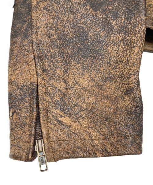 Yohji Yamamoto pour homme（ヨウジヤマモト プールオム）Yohji Yamamoto pour homme (ヨウジヤマモト プールオム) ゴートレザージャケット ブラウン サイズ:表示なしの古着・服飾アイテム