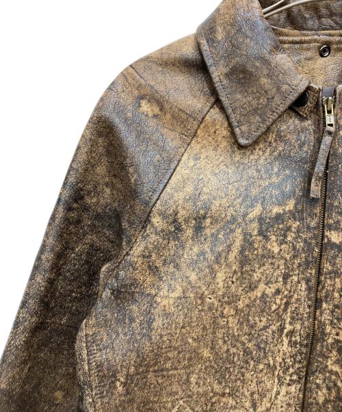 Yohji Yamamoto pour homme（ヨウジヤマモト プールオム）Yohji Yamamoto pour homme (ヨウジヤマモト プールオム) ゴートレザージャケット ブラウン サイズ:表示なしの古着・服飾アイテム
