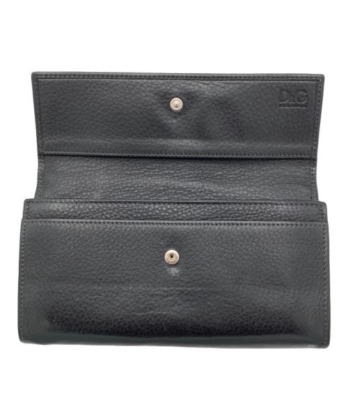 DOLCE & GABBANA（ドルチェ＆ガッバーナ）DOLCE & GABBANA (ドルチェ＆ガッバーナ) 長財布 ブラックの古着・服飾アイテム