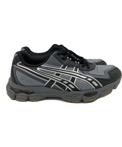asics（アシックス）asics (アシックス) GEL-NYC 2055 グレー×ブラック サイズ:27ｃｍの古着・服飾アイテム
