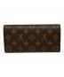 LOUIS VUITTON (ルイ ヴィトン) 長財布 ブラウン：65000円