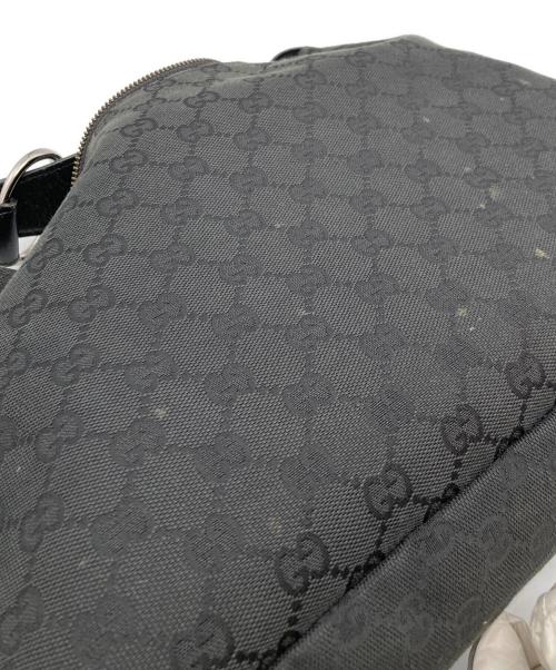 GUCCI（グッチ）GUCCI (グッチ) ホースビット GGキャンバス ワンショルダーバッグ ブラックの古着・服飾アイテム