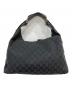 GUCCI (グッチ) ホースビット GGキャンバス ワンショルダーバッグ ブラック：40000円