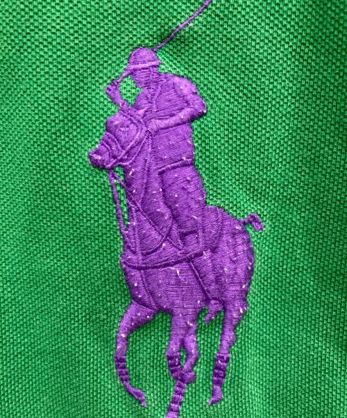 POLO RALPH LAUREN（ポロ・ラルフローレン）POLO RALPH LAUREN (ポロ・ラルフローレン) ビッグポニー刺繍ポロシャツ グリーン サイズ:Ⅿの古着・服飾アイテム