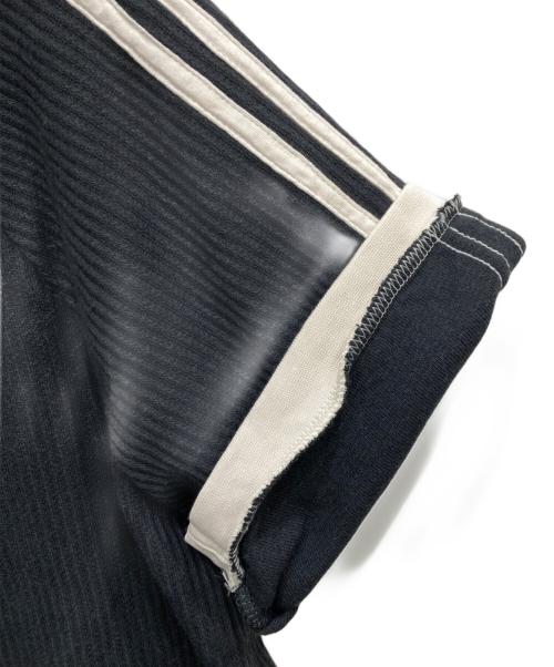 adidas Originals（アディダスオリジナル）adidas originals (アディダスオリジナル) ワッフルポロシャツ ブラック サイズ:Ⅿの古着・服飾アイテム