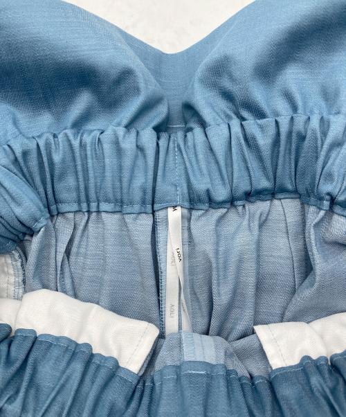 YORI（ヨリ）yori (ヨリ) パンツ ブルー サイズ:34の古着・服飾アイテム