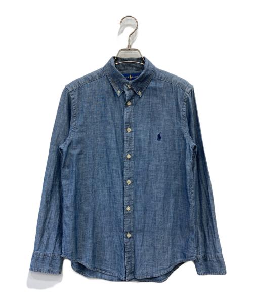 RALPH LAUREN（ラルフローレン）RALPH LAUREN (ラルフローレン) ボタンダウンシャツ ブルー サイズ:Ⅼの古着・服飾アイテム