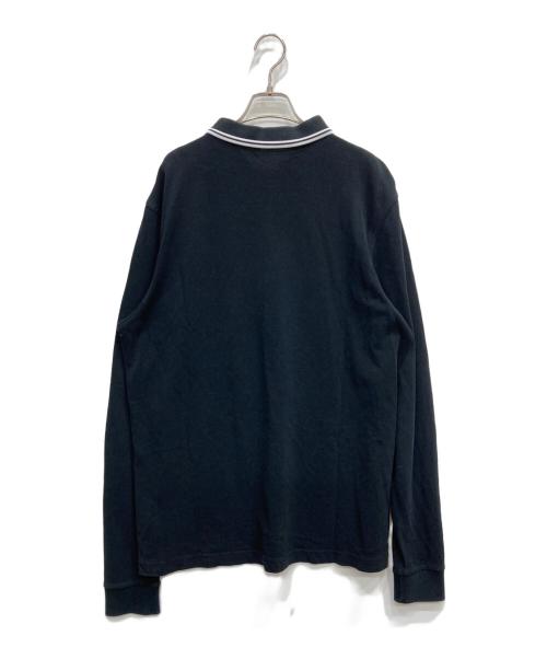 FRED PERRY（フレッドペリー）FRED PERRY (フレッドペリー) ロングスリーブポロシャツ ブラック サイズ:XLの古着・服飾アイテム